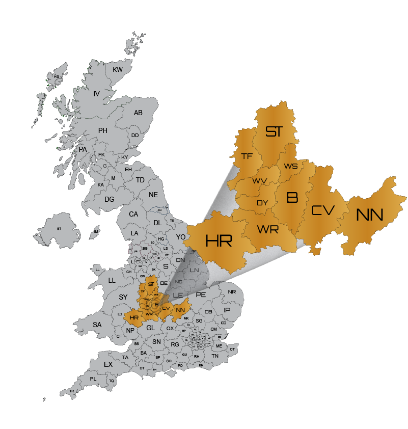 Map West Mids